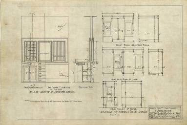 Drawing, Thompson Architectural - Ashley County Courthouse