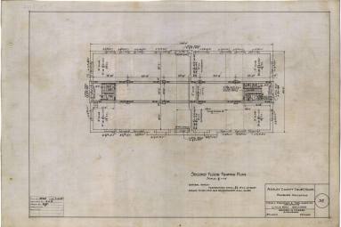 Drawing, Thompson Architectural - Ashley County Courthouse