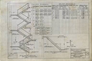 Drawing, Thompson Architectural - Ashley County Courthouse