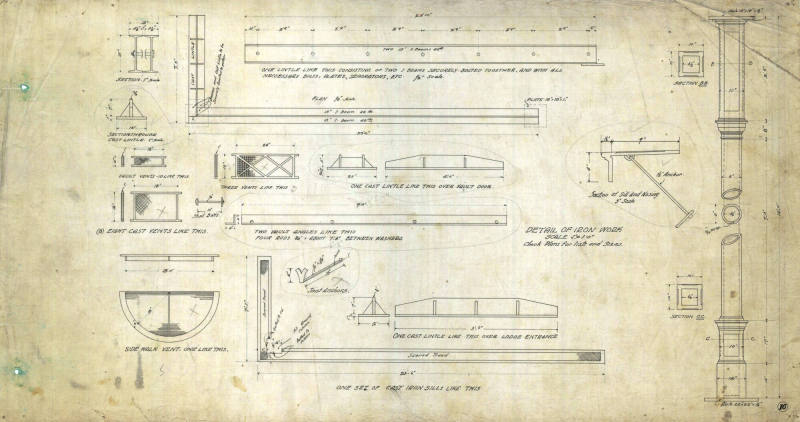 Drawing, Thompson Architectural - Carlisle Bank & Masons Bldg.