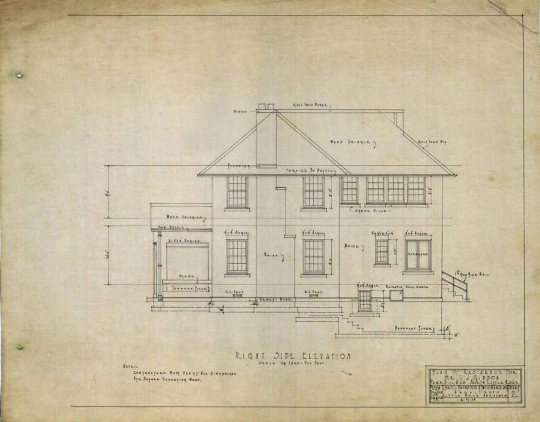 Drawing, Thompson Architectural - L.G. Gibson, North Little Rock