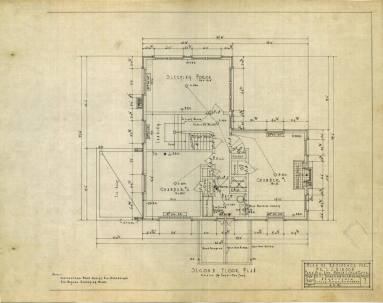 Drawing, Thompson Architectural - L.G. Gibson, North Little Rock