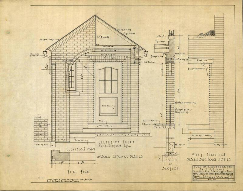 Drawing, Thompson Architectural - L.G. Gibson, North Little Rock