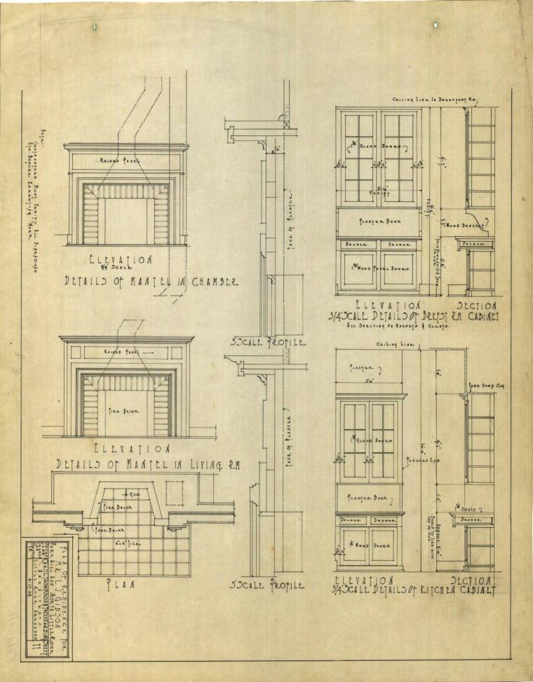 Drawing, Thompson Architectural - L.G. Gibson, North Little Rock