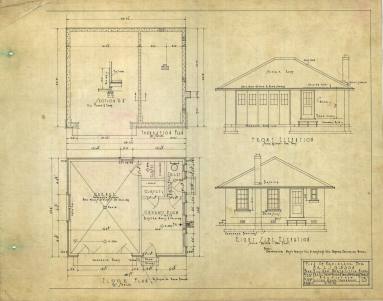 Drawing, Thompson Architectural - L.G. Gibson, North Little Rock