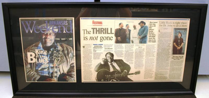 Newspaper, Arkansas Weekend - B.B. King Article