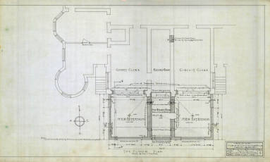 Drawing, Thompson Architectural - Ouachita County Courthouse