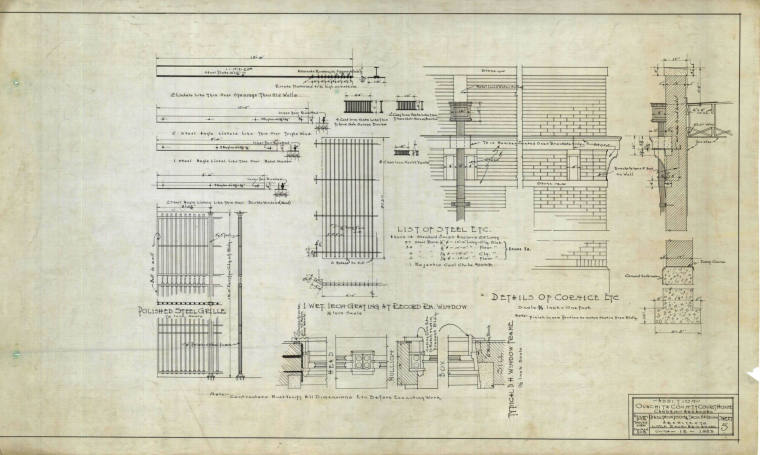 Drawing, Thompson Architectural - Ouachita County Courthouse