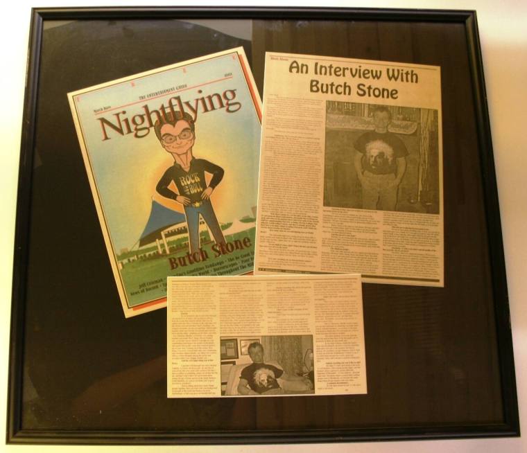 Newspaper, Nightflying - Butch Stone Article