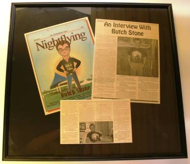 Newspaper, Nightflying - Butch Stone Article