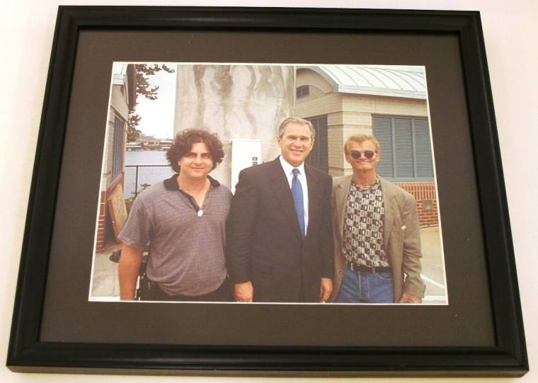 Photograph, George W. Bush, Butch Stone and son