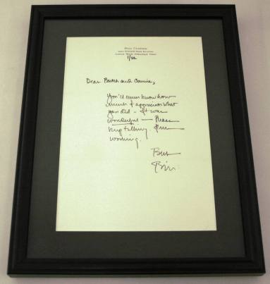 Letter, Bill Clinton to Butch Stone