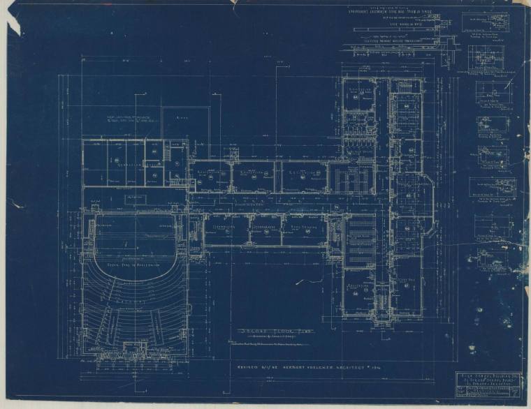 Drawing, Thompson Architectural - El Dorado High School