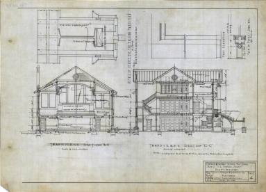 Drawing, Thompson Architectural - Dewitt Methodist Episcopal Church