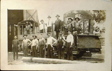 Postcard, Photograph - Streetcar Repair in Walnut Ridge, Arkansas