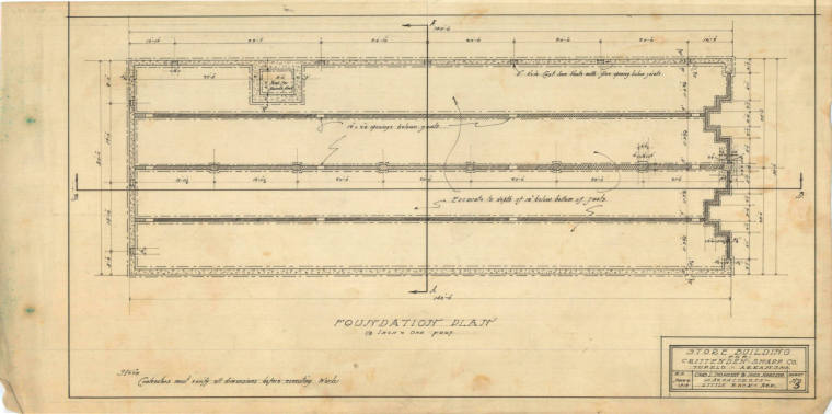 Drawings, Thompson Architectural - Crittendon & Snapp, Tupelo