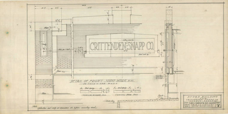 Drawings, Thompson Architectural - Crittendon & Snapp, Tupelo