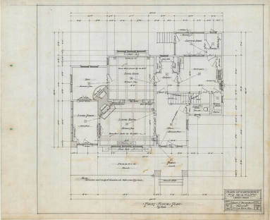 Drawing, Thompson Architectural - A.M. West, Little Rock