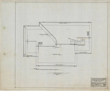 Drawing, Thompson Architectural - A.M. West, Little Rock