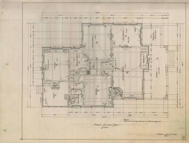 Drawing, Thompson Architectural - Mrs. James Henry, Hope