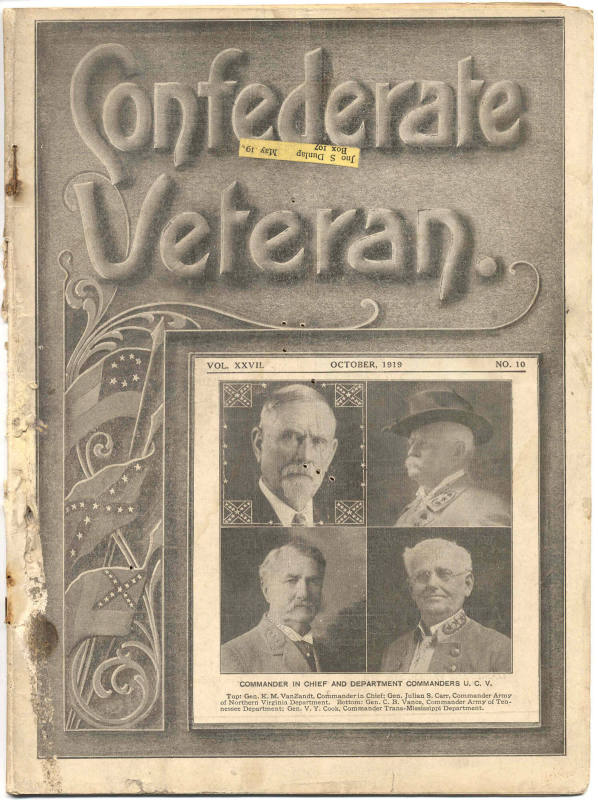 Magazine, Confederate Veteran