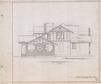 Drawing, Thompson Architectural - D.D. Clark, Malvern