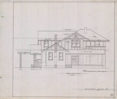 Drawing, Thompson Architectural - D.D. Clark, Malvern