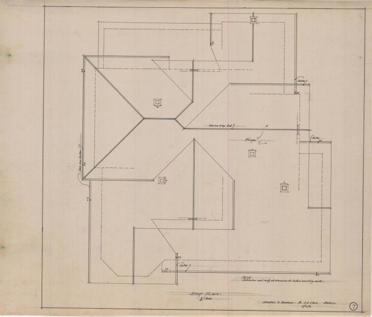 Drawing, Thompson Architectural - D.D. Clark, Malvern