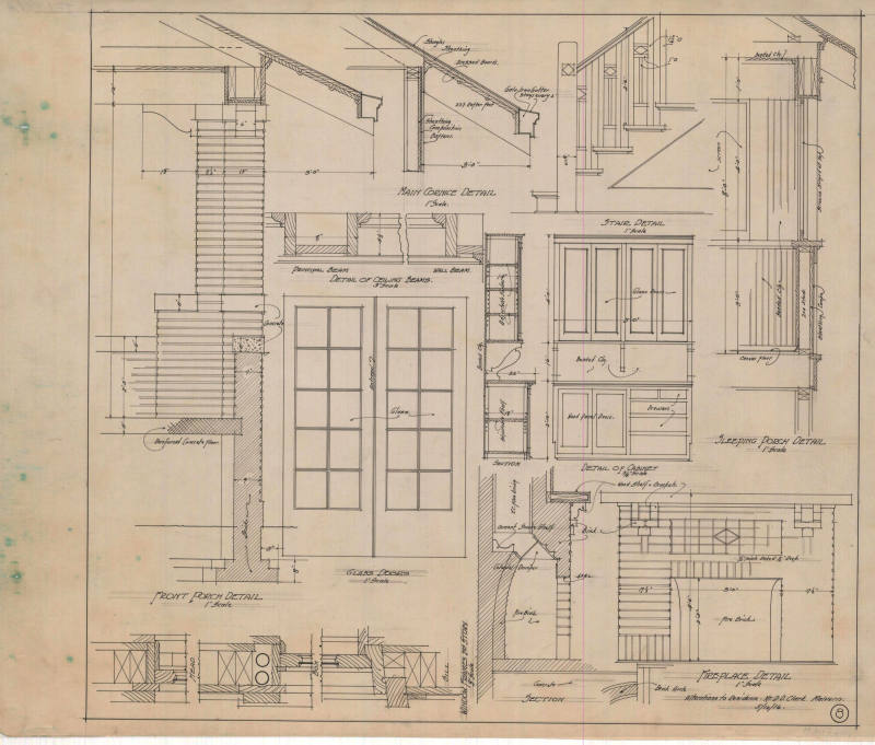 Drawing, Thompson Architectural - D.D. Clark, Malvern