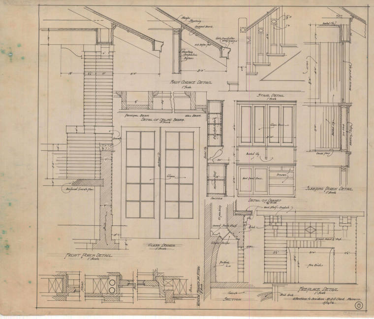 Drawing, Thompson Architectural - D.D. Clark, Malvern