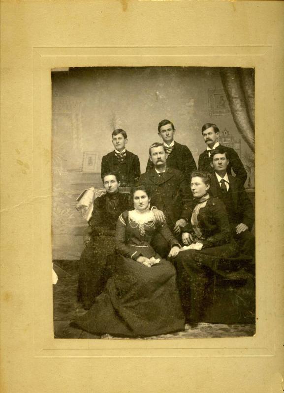 Photograph, Cabinet Card -  Bradford Family