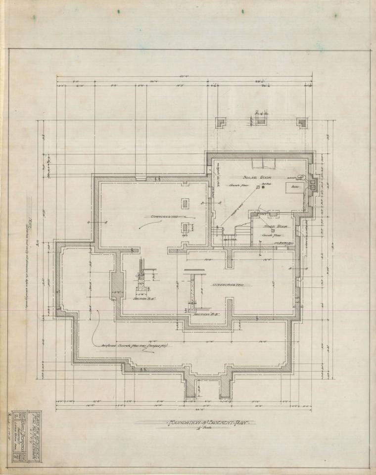 Drawing, Thompson Architectural - M.E. Dunaway, Little Rock