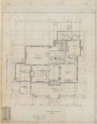 Drawing, Thompson Architectural - M.E. Dunaway, Little Rock