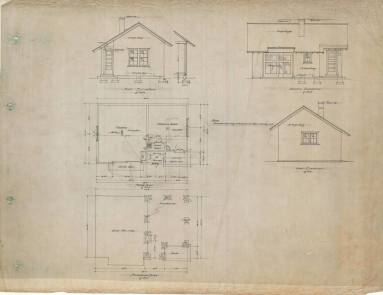 Drawing, Thompson Architectural - M.E. Dunaway, Little Rock