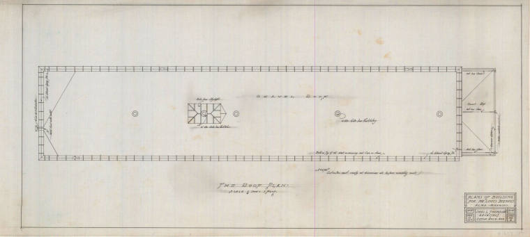 Drawing, Thompson Architectural - Louis Bernays, Alma