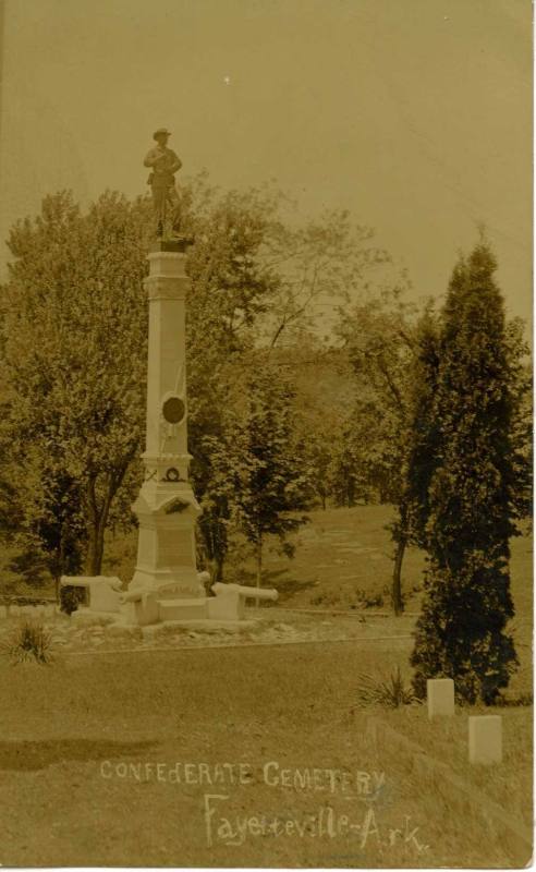 Postcard, Fayetteville Confederate Cemetery