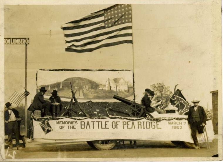 Photograph, Battle of Pea Ridge Float