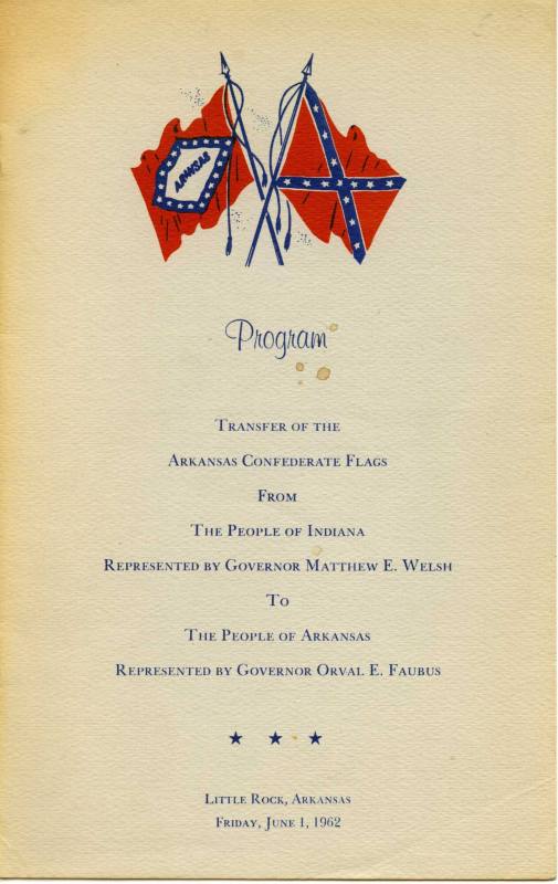 Program, Return of Confederate Flags