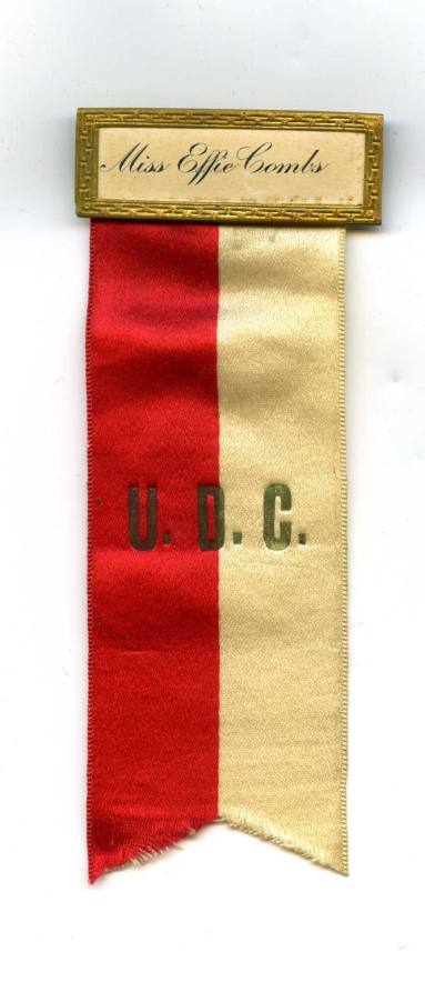 Ribbon/Badge, U.D.C., Little Rock