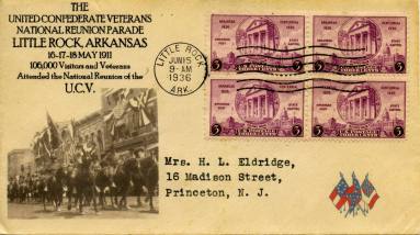 Envelope, 1st Day Issue - Arkansas Centennial/1911 Reunion