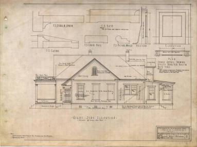 Drawing, Thompson Architectural - C.B. Campbell, Little Rock