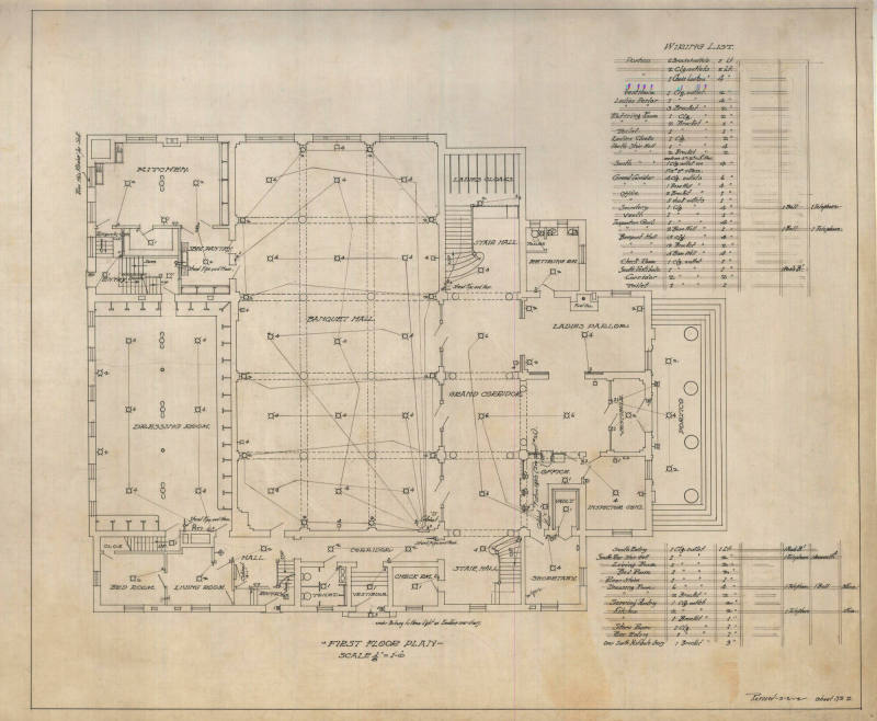 Drawing, Thompson Architectural - Albert Pike Consistory