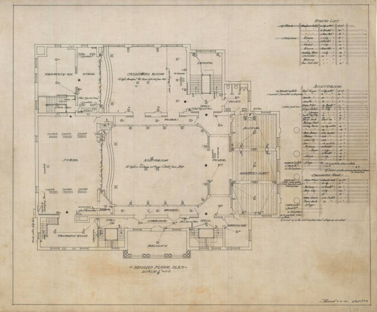 Drawing, Thompson Architectural - Albert Pike Consistory