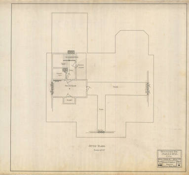 Drawing, Thompson Architectural - C.C. Reid, Little Rock