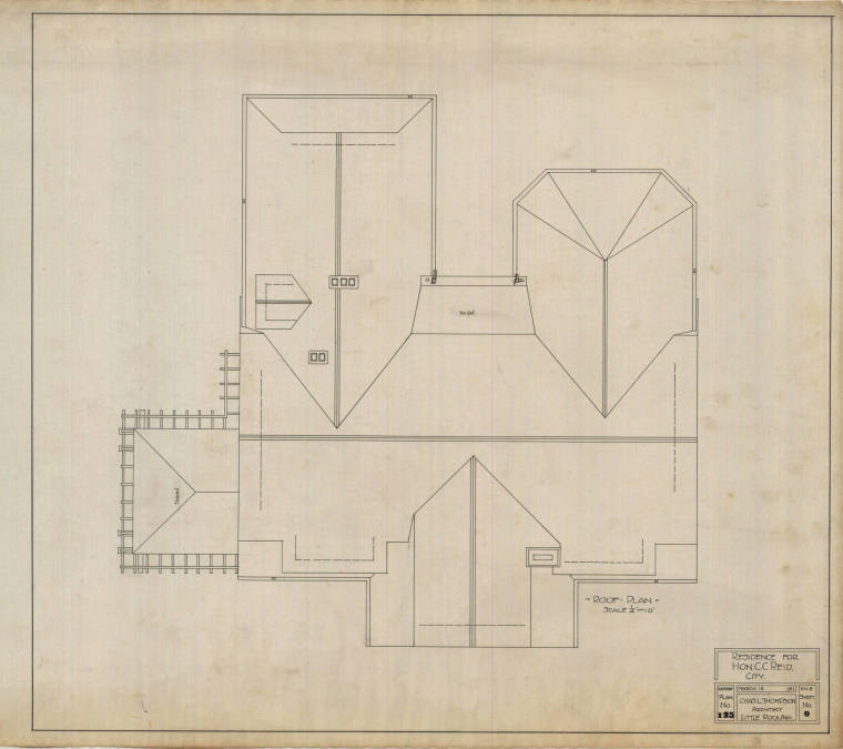 Drawing, Thompson Architectural - C.C. Reid, Little Rock