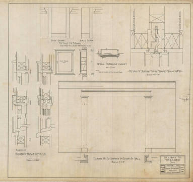 Drawing, Thompson Architectural - C.C. Reid, Little Rock