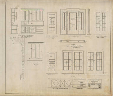 Drawing, Thompson Architectural - C.C. Reid, Little Rock