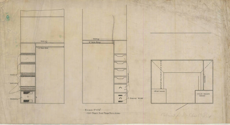 Drawing, Thompson Architectural - C.C. Reid, Little Rock