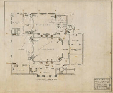 Drawing, Thompson Architectural - Albert Pike Consistory