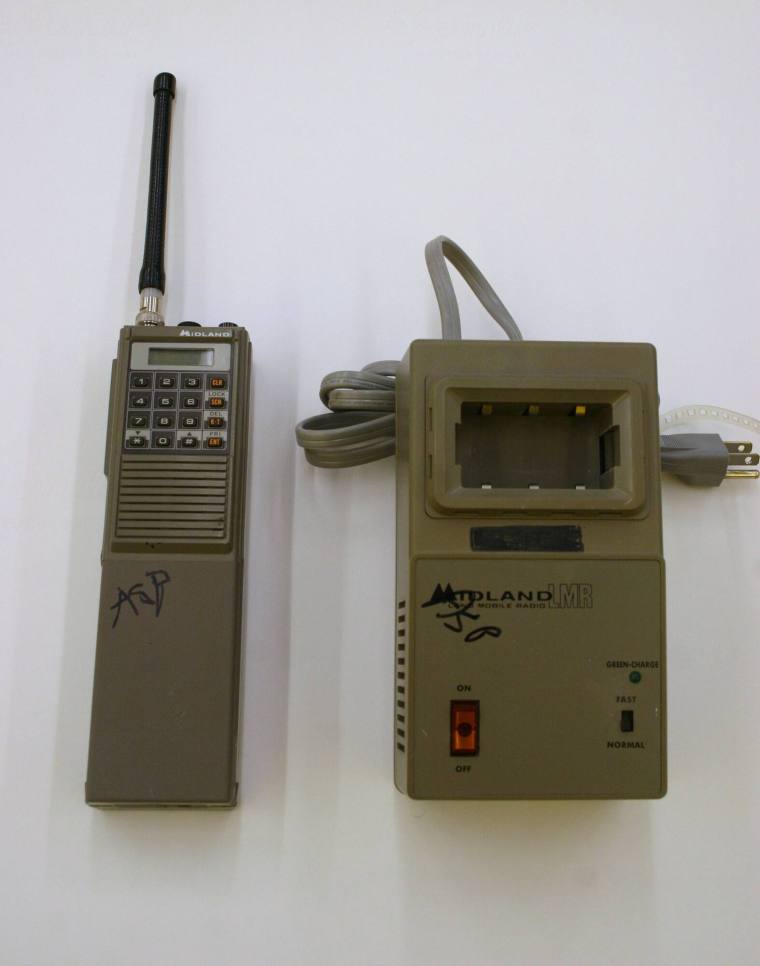 Walkie Talkie with Base, Arkansas State Police